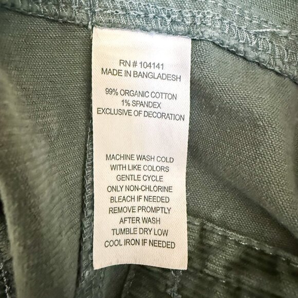 Alpine Design Men's Cord Hiking Shorts Large Green 90s Outdoor Trail Gorpcore - Picture 8 of 9